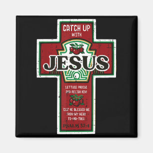 Christian Walk With The Lord Funny Chup Men Women Magnet