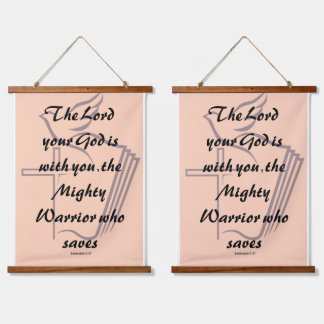 Christian wall art featuring Zephaniah 3:17