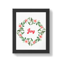 Christian Wall Art – Floral Pomegranate – Joy