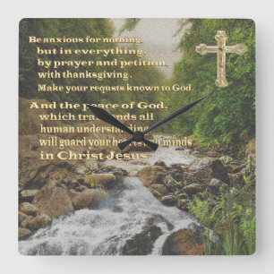 christian wall clocks