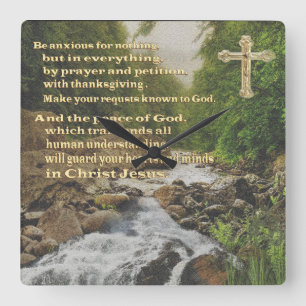 christian wall clocks
