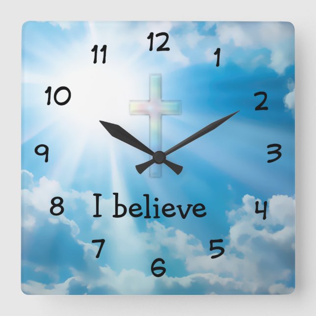 Christian Wall Clocks For Believers (Front)