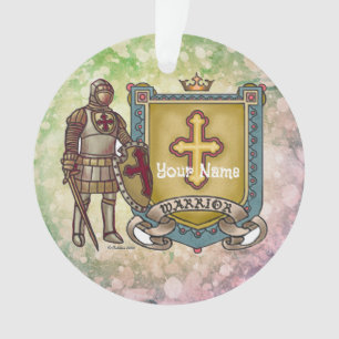 Christian Warrior For God Ornament