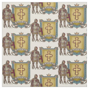 Christian warrior for Jesus  Fabric