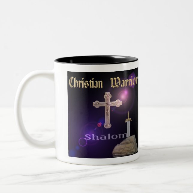 Christian Warrior mug (Left)