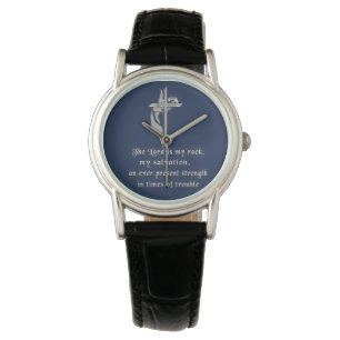 Christian watchesThe Lord is my rock Watch
