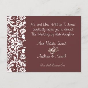 Christian Wedding Any Custom Colour Invitation Postcard