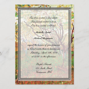 Christian wedding invitation