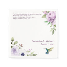 Christian Wedding Napkins - Song of Solomon