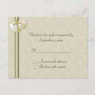 Christian Wedding RSVP Card