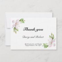 Christian Wedding Thank You Card