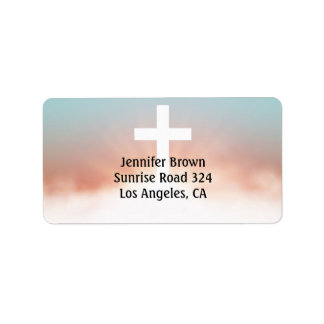 Christian | White cross Label