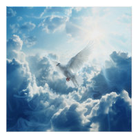 Christian White Dove Holy Heaven Spirit