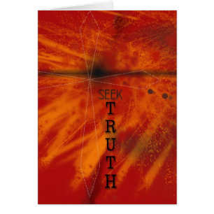 Christian Witness - Red Grunge - Seek Truth
