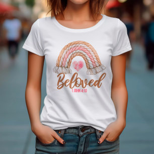 Christian Woman Beloved with Bible Quote vintage T-Shirt