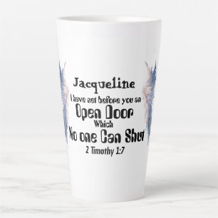 Christian Woman Religious Scriptural Bible Quote  Latte Mug