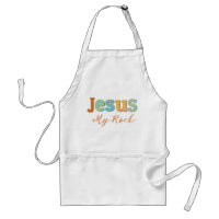 Christian Women Florid letters Love Grace Apron
