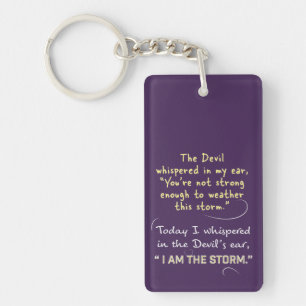 Christian Women Keychains Faith God Strength