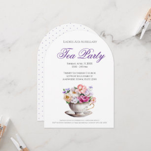 Christian Women Tea Party Invitation