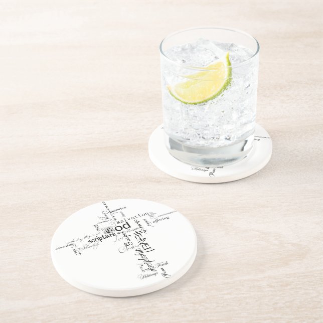 Christian words coaster (Side)