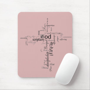 Christian words   mouse pad