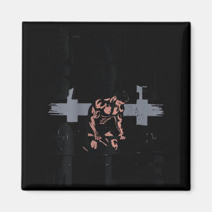 Christian Workout Jesus Christ Saved My Life Gym G Magnet