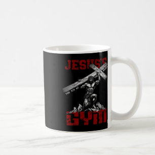 Christian Workout Tee Jesus's Gym Bodybuilder Moti Coffee Mug
