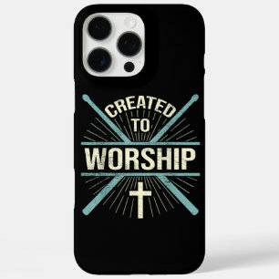Christian Worship Band Created To Worship Drummer iPhone 16 Pro Max Case