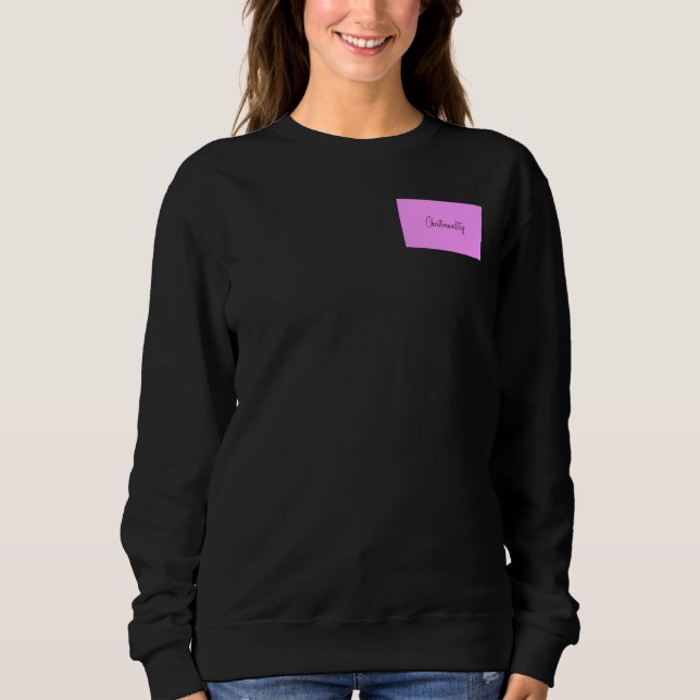 Christianality defined on the back long sleeve T Sweatshirt (Front)
