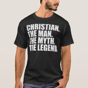 ChristianChristian Name Christian given name T-Shirt