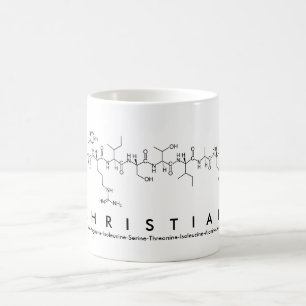 Christiane peptide name mug