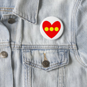 Christiania Flag 6 Cm Round Badge