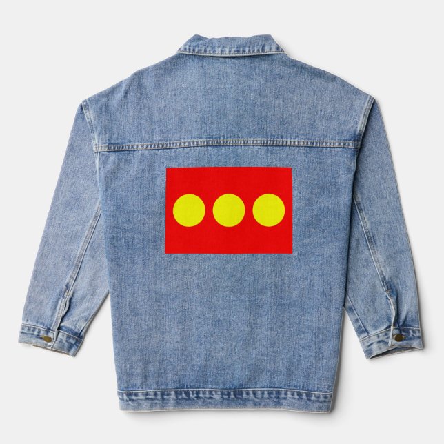 Christiania Flag Denim Jacket (Back)