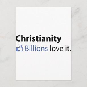 Christianity; Billions Love It Postcard
