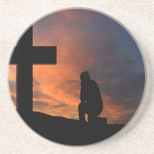 Christianity Faith Cross Jesus Peace Love Destiny Coaster