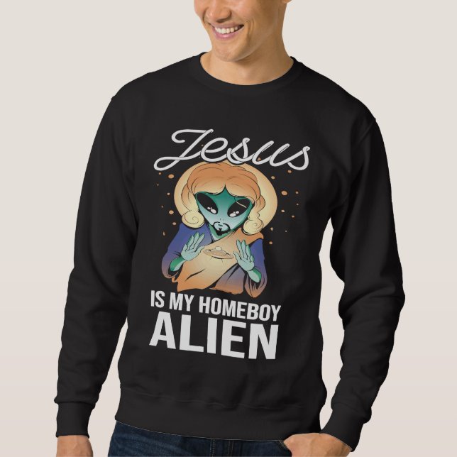 Christianity Homeboy Bible  Religion Christian Ali Sweatshirt (Front)