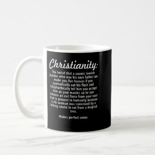 Christianity Religion Atheist Agnostic atheism  Coffee Mug