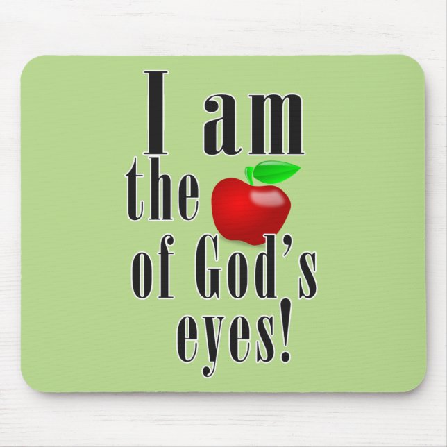 Christianity saying and quotes mouse pad (Front)