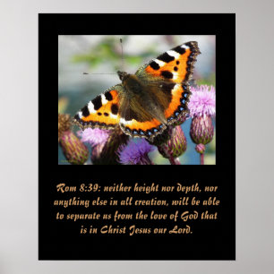 Christianity Scripture Rom 8:39 Poster