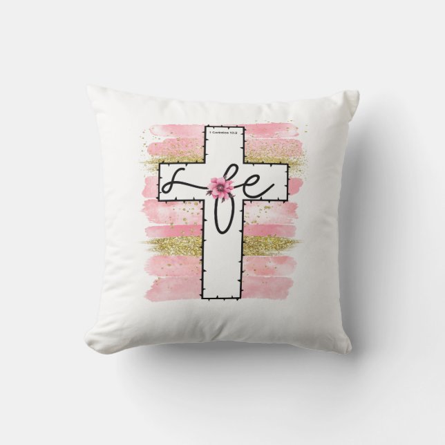 Christianity Shirts Cushion (Front)