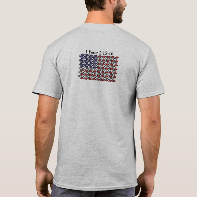 Christians Against Trump 2-sided T-Shirt (Back)