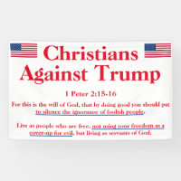 Christians Against Trump protest