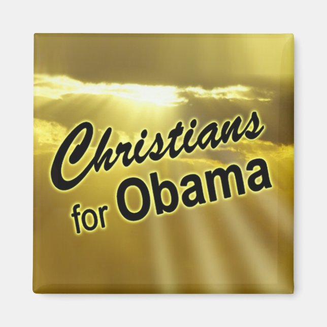 Christians for Obama Magnet (sunrise) (Front)