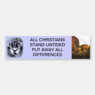 Christians United Bumper Sticker