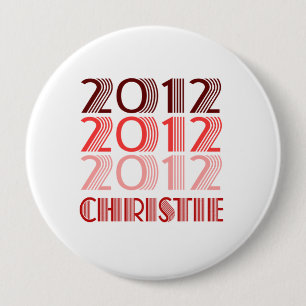CHRISTIE 2012 VINTAGE 10 CM ROUND BADGE