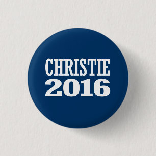 CHRISTIE 2016 3 CM ROUND BADGE