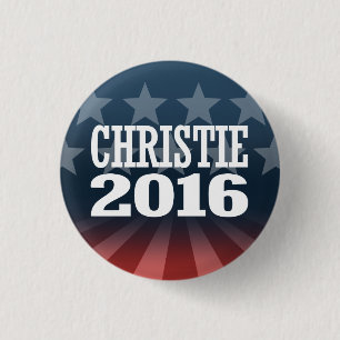 CHRISTIE 2016 3 CM ROUND BADGE