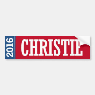 CHRISTIE 2016 BUMPER STICKER