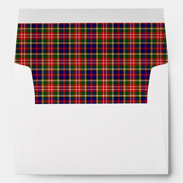 Christie Tartan Wedding Envelopes (Back (Bottom))