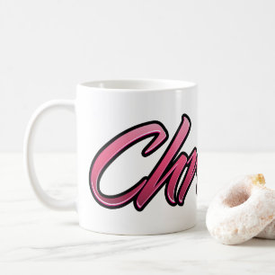 Christin faded pink cup tea cup coffee cup